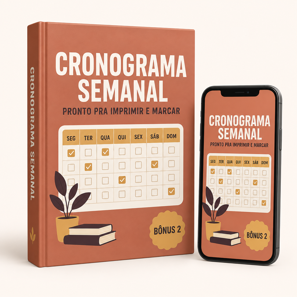 Mockup — Cronograma Semanal